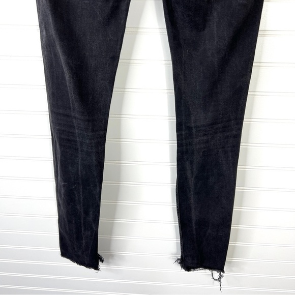 Rag & Bone Skinny Ankle Jeans Women's 26 Black Stretch Denim High Rise - Picture 7 of 14